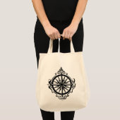 Tote Bag Symbole : Boussole (Devant (produit))