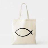 Tote Bag Symbole Christian Fish (Ichthys) (Dos)