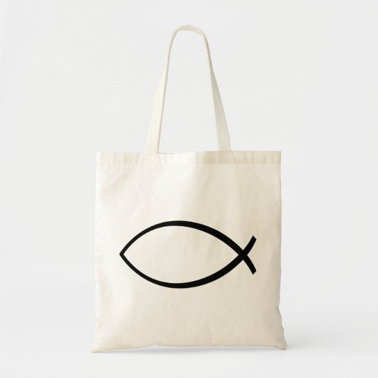 Tote Bag Symbole Christian Fish (Ichthys) (Devant)