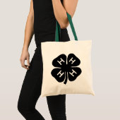 Tote Bag Symbole : club 4-H (Devant (produit))
