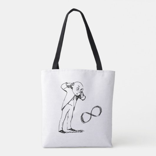 Tote Bag Symbole cool d'infini Philosophie Fourre-tout (Dos)