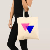 Tote Bag Symbole de bisexualité Fourre-tout (Devant (produit))
