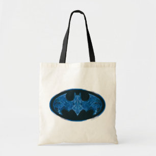 Tote Bag Symbole de chauve-souris à fumée bleue