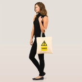 Tote Bag Symbole de danger jaune