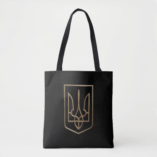 Tote Bag SYMBOLE DE GYRFELcon Trident D'Ukraine (Devant)