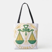 Tote Bag Symbole de la Libra du Zodiaque sur un (Dos)