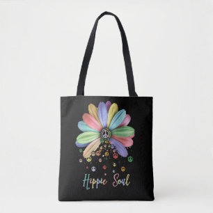 TOTE BAG SYMBOLE DE LA PACITÉ HIPINE ÂME AMATEURS DE FLEU