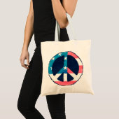 TOTE BAG SYMBOLE DE LA PAIX AMÉRICAINE (Devant (produit))