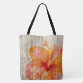 Tote Bag Symbole de la plage d'Aloha Hibiscus Live Love (Dos)