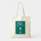 TOTE BAG SYMBOLE DE LA ROUTE SUD À VÉLO (Dos)