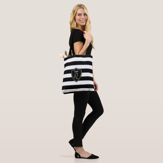 Tote Bag Symbole de Leo (Sur le modèle)