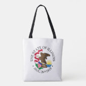 Tote Bag Symbole de l'Illinois (Dos)
