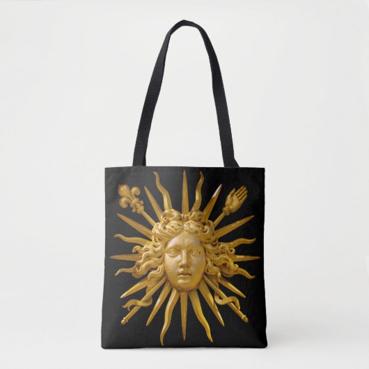 Tote Bag Symbole de Louis XIV le Roi Soleil (Devant)