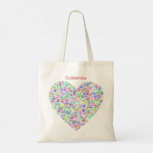 Tote Bag Symbole de paix Teach Heart Thunder_Cove