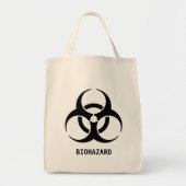 Tote Bag Symbole de risque biologique (Devant)