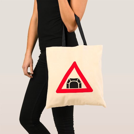 Tote Bag Symbole de trafic du panneau d'avertissement du tu