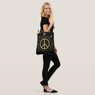 Tote Bag SYMBOLE DE TRANQUILLITÉ Hippie