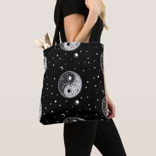 Tote Bag Symbole d'ornement yin yang cachemire le design pa