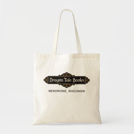 Tote Bag Symbole Dragon Tale Books (Devant)