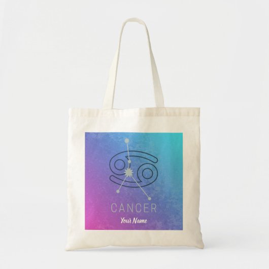 Tote Bag Symbole du cancer Zodiaque étoile Horoscope Conste (Devant)