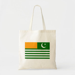 Tote Bag Symbole du drapeau de l'État du Cachemire Azad Pak