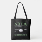 Tote Bag Symbole du Zodiaque, Astrologique (Dos)