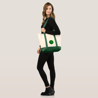 Tote Bag Symbole du zodiaque Vierge Contraste Vert