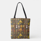 Tote Bag Symbole égyptien ancien Hiéroglyphique - Motif (Dos)