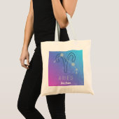 Tote Bag SYMBOLE Étoile Zodiaque Aries Horoscope Constellat (Devant (produit))