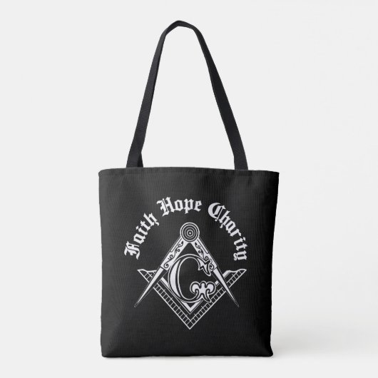 Tote Bag Symbole franc-maçonnerie (Dos)