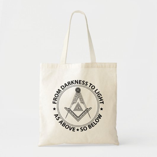 Tote Bag Symbole franc-maçonnerie (Devant)