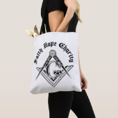 Tote Bag Symbole franc-maçonnerie (De près)