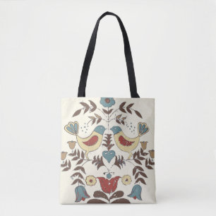 Tote Bag SYMBOLE Hex Amish néerlandais Pennsylvanie Bird Am