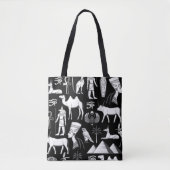Tote Bag Symbole Hiéroglyphique d'Égypte ancienne Motif (Devant)
