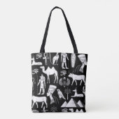 Tote Bag Symbole Hiéroglyphique d'Égypte ancienne Motif (Dos)