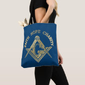 Tote Bag Symbole maçonnique (De près)