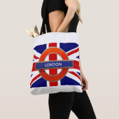 Tote Bag SYMBOLE MÉTRO DE Londres Drapeau britannique (De près)