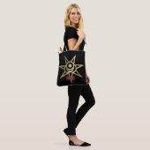 Tote Bag Symbole occulte septagram (Sur le modèle)