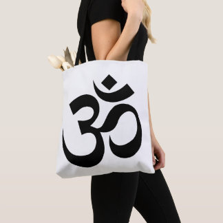 Tote Bag Symbole Om Ohm Yoga Spiritualité Bouddhisme