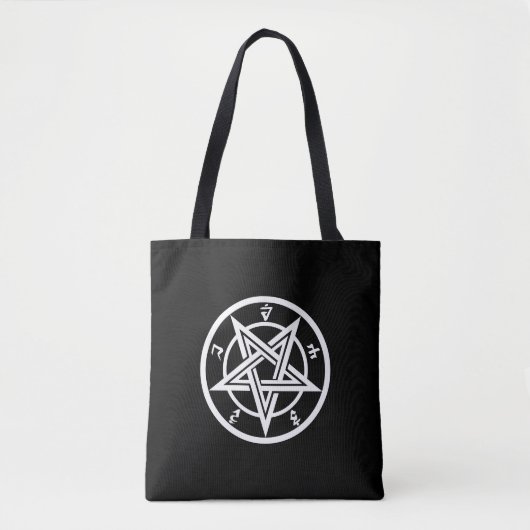 Tote Bag Symbole pentagramme classique (Devant)
