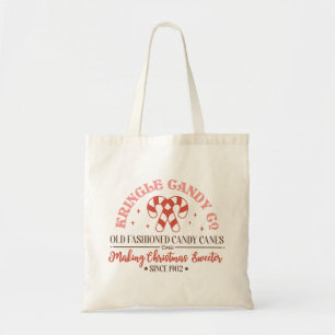 Tote Bag Symbole Retro Vintage Christmas Candy