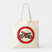 Tote Bag Symbole routier de moto (Dos)