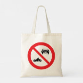 Tote Bag Symbole routier sans véhicules (Dos)