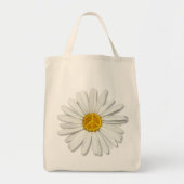 Tote Bag SYMBOLE SYMBOLE super Fleur Blanche Faisée Hippie (Devant)