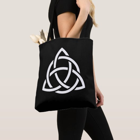Tote Bag Symbole triquetra de noeud de trinité celtique (De près)
