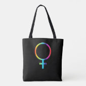Tote Bag Symbole Vénus arc-en-ciel Astrologie Zodiac Planèt (Dos)