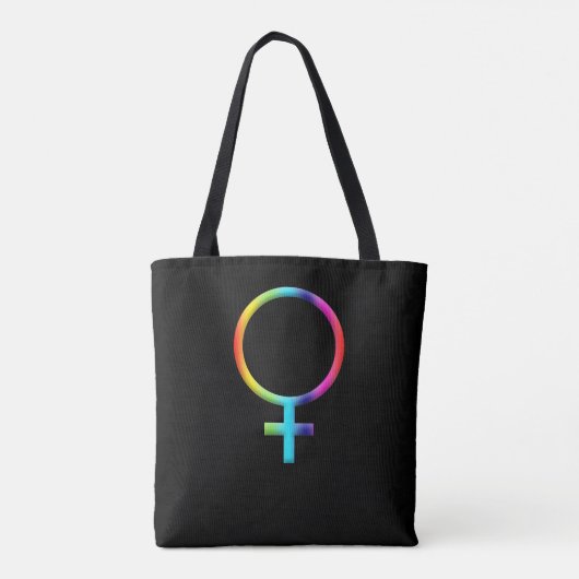 Tote Bag Symbole Vénus arc-en-ciel Astrologie Zodiac Planèt (Dos)