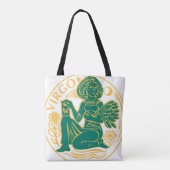 Tote Bag Symbole Virgo du Zodiaque sur un (Dos)