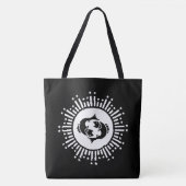 Tote Bag Symbole zodiaque avec Starburst céleste (Devant)