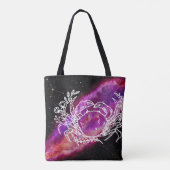 Tote Bag Symbole zodiaque de la constellation du cancer ros (Dos)